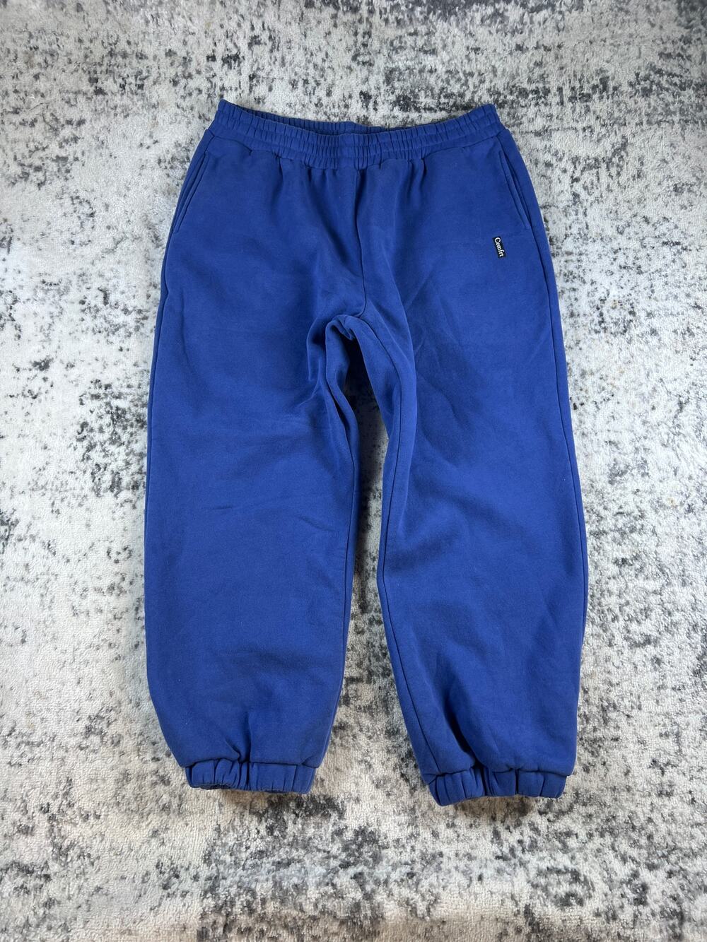 Comfrt Navy Blue Baggy Sweatpants Size 2XL Logo Streetwear TRAVEL Winter